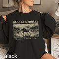 Moose Sweatshirt Maine Sweater Maine Vacation Shirt Maine Moose Gift New England Sweatshirt Maine Souvenir Maine Hoodie Maine State Hoodie – Warm & Stylish · Perfect For Daily Wear