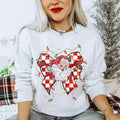 Christmas Bow Shirt Coquette Bow Shirts Christmas Girly Sweatshirt Christmas Gift Christmas Retro Sweatshirt Xmas Coquette Shirts Sweatshirt – Soft Feel · Must-Have Style