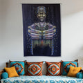 Ayahuasca UV active blacklight tapestry shamanic psychedelic wall hanging UV glow wall cloth UV tapestry decor Graphic Tee – Fan Favorite · Great Gift For Fans