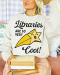 Cute Librarian Sweatshirt Adorable Y2K Aesthetic Funny Library Crewneck Bookworm Who Loves Pastel Colors Bookish Reading Teacher Gift Sweatshirt – Easygoing Wear · Top Pick For Any Outfit