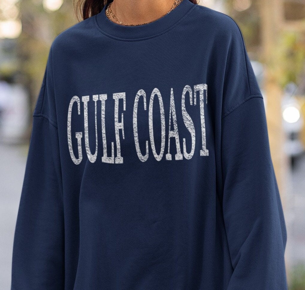 Gulf Coast Sweatshirt Florida Sweatshirt Gulf Shore Shirt Florida Beach Gifts Beach Pullover Beach Crewneck Sweatshirt – Premium Graphic · Great Gift For Fans