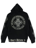 Y2K Defective Struct Zipper Sweater Hoodie Large Defective Struct Streetwear Sweater Jumper Pullover Casual Outfits Menswear Black Size M Hoodie – Warm & Stylish · Great Gift For Fans