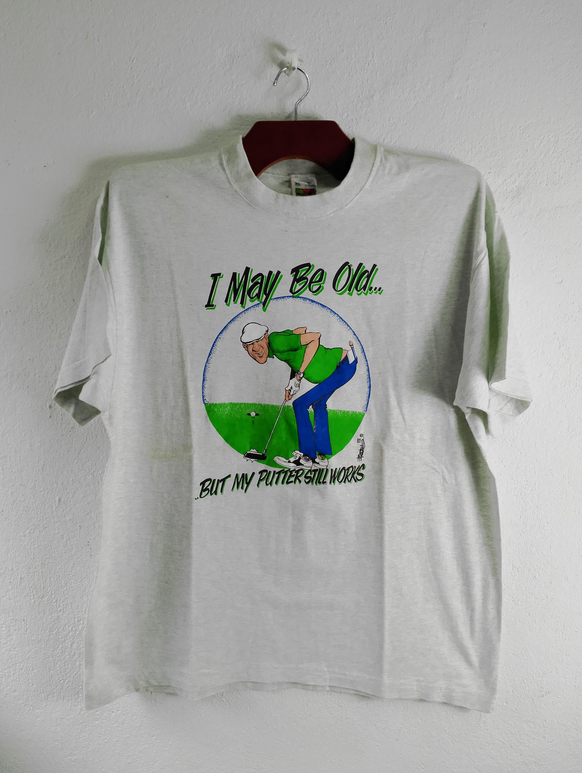 Vintage funny golf t shirt XL Graphic Tee – Feel-Good Design · Perfect For Daily Wear