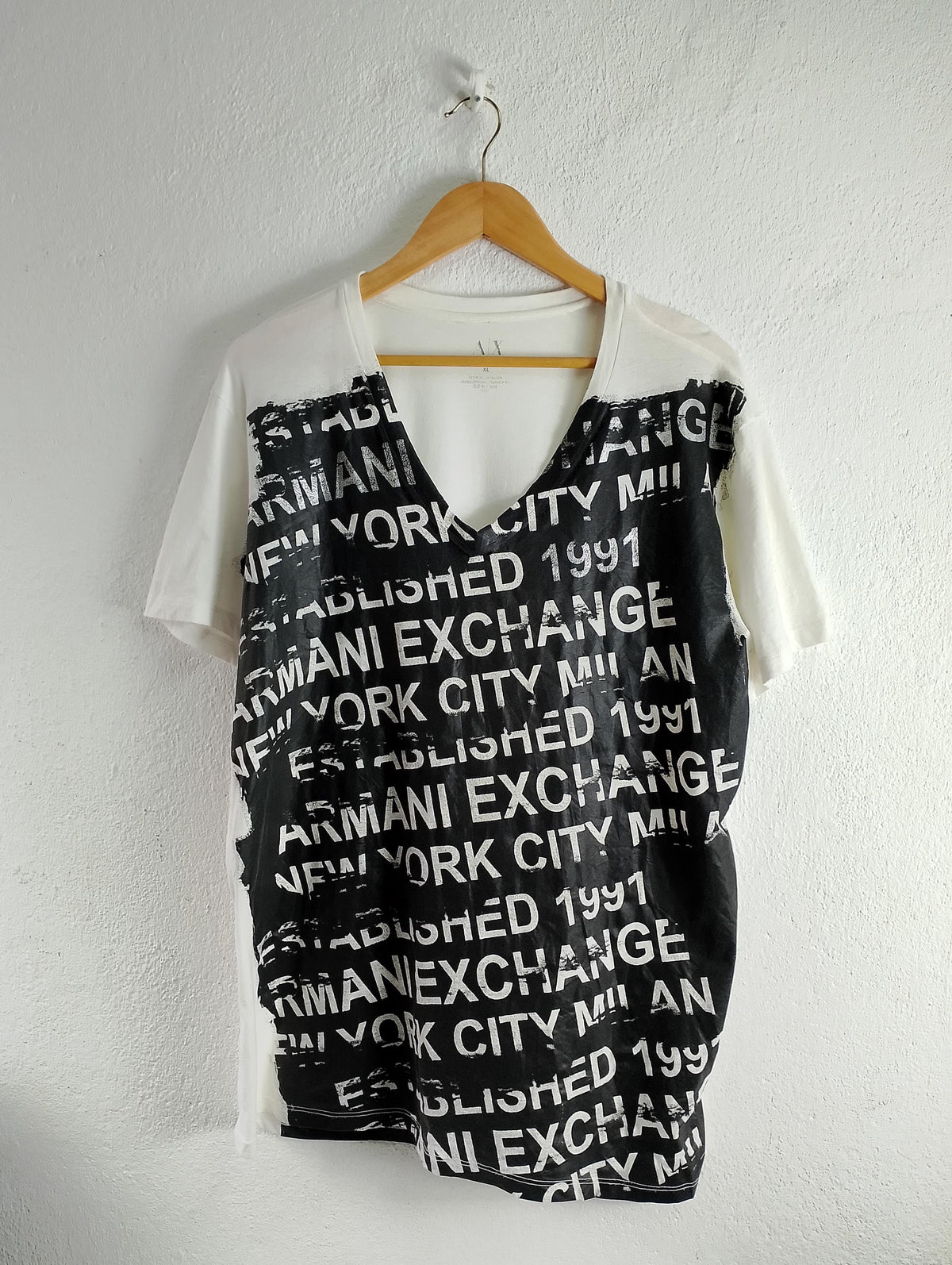 Armani exchange vneck t shirt XL Graphic Tee – Warm & Stylish · Great Gift For Fans