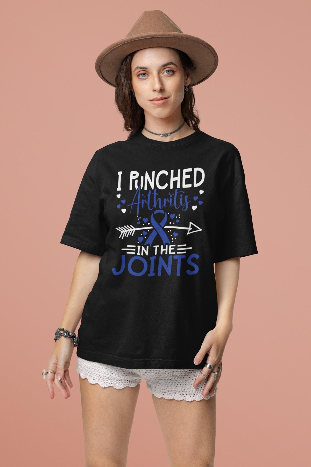 I Punched Arthritis in the Joints Funny Shirt Rheumatoid arthritis arthritis support shirt arthritis awareness arthritis warrior Graphic Tee – Soft Feel · High-Quality Print