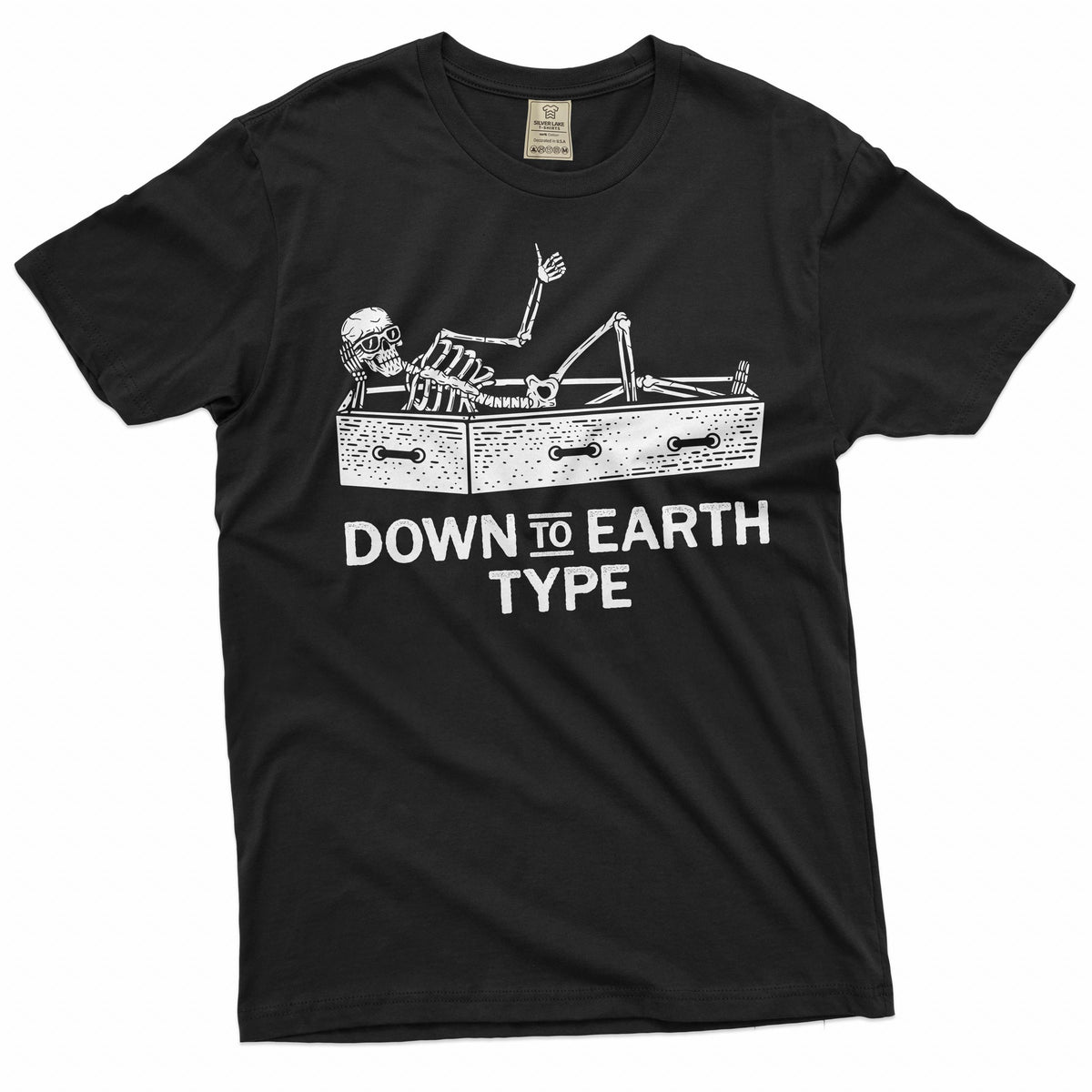 Funny down to earth type Halloween party tee shirt skeleton shirt men39s unisex funny tee Graphic Tee – Warm & Stylish · Trending Graphic Apparel