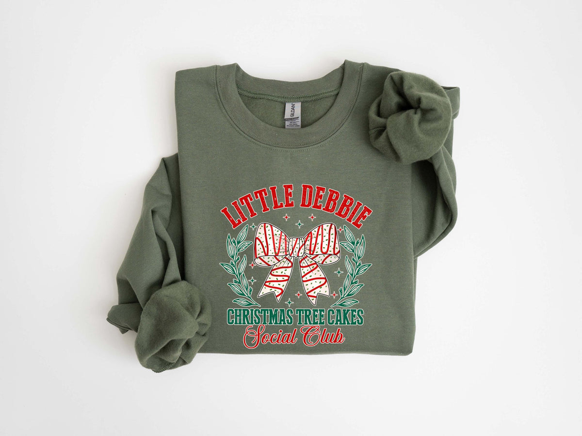 Christmas Tree Cake Sweatshirt Sweatshirt Christmas Sweatshirt Sweatshirts Women Christmas Sweatshirt Women Christmas Lights Sweatshirt Sweatshirt – Everyday Comfort · Trending Graphic Apparel