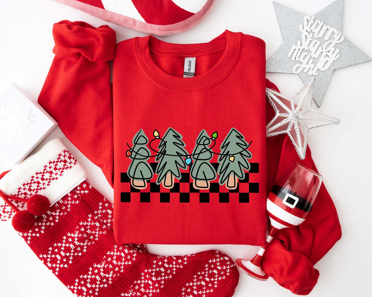 Christmas Sweatshirt Christmas Sweater Christmas Crewneck Christmas Tree Sweatshirt Holiday Sweaters for Women Winter Sweatshirt Sweatshirt – Cozy Vibes · Top Pick For Any Outfit