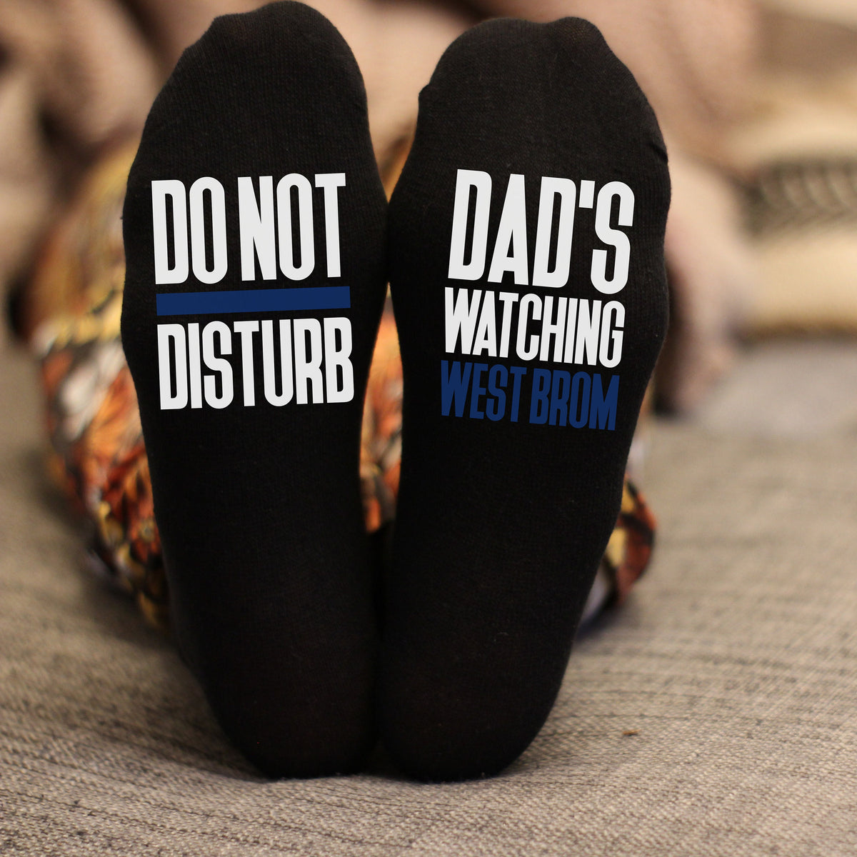 Do Not Disturb Watching West Brom Name Socks Personalised Printed and Personalised Birthday Gift Christmas Gift Graphic Tee – Bold Style · Must-Have Style