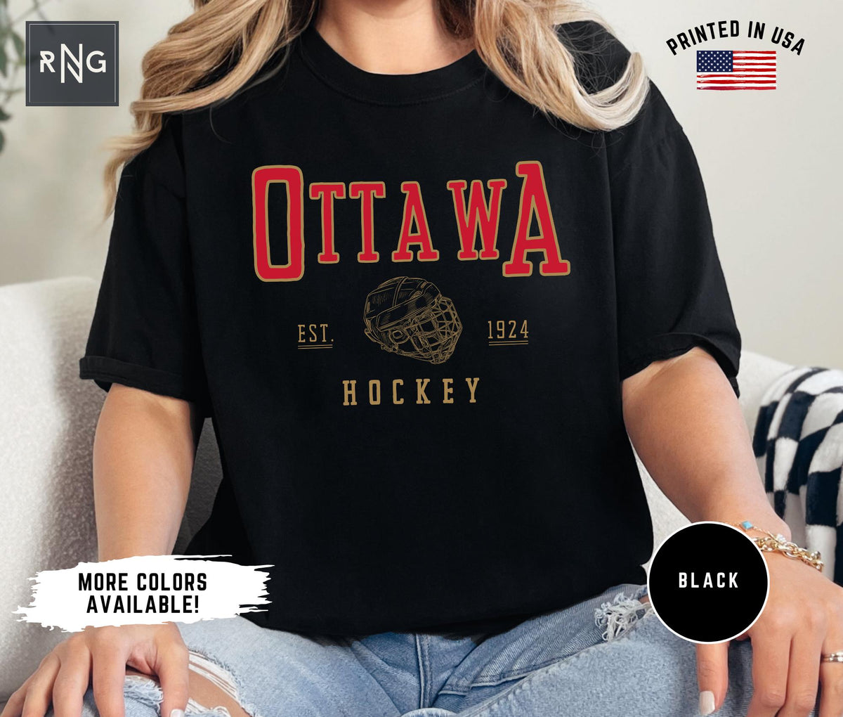 Ottawa Hockey Shirt Senator Hockey Gameday Shirt Ottawa Hockey Apparel Senator Sports Apparel Retro Ottawa Hockey Gift Senator Fan Gift Graphic Tee – Premium Graphic · Great Gift For Fans