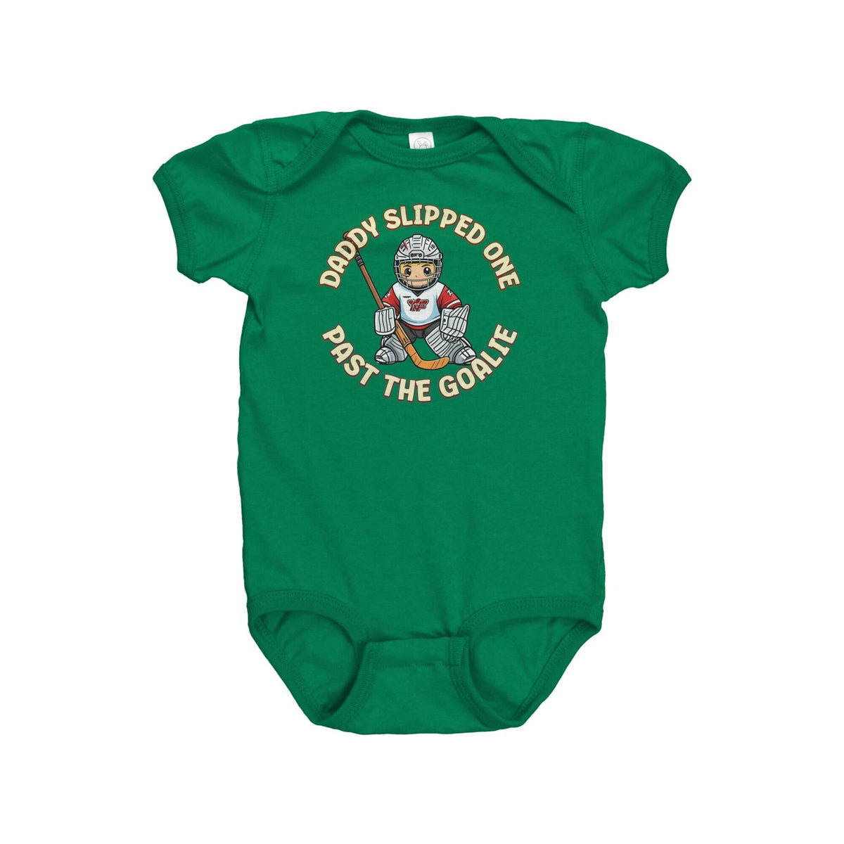 Hockey Goalie Baby Bodysuit Hockey Baby Gift Goalie Baby Shirt Fist Birthday or Baby Shower Gift All Cotton Daddy Slipped One Graphic Tee – Fan Favorite · Top Pick For Any Outfit