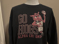 Vintage 9039s Go Hogs Alpha Chi Omega Crewneck Sweatshirt L Sweatshirt – Cozy Vibes · High-Quality Print