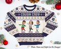 Cousin Crew Sweatshirt Cousin39s Christmas Ugly Christmas Sweater Personalized Photo Face Crewneck SweaterCustom Ugly Sweater With Picture Sweatshirt – Cozy Vibes · Must-Have Style
