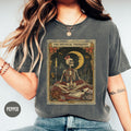 Physical Therapist Tarot Card Shirt Comfort Colors Physical Therapy Tshirt Funny Skeleton PT Halloween Shirt New Physical Therapy Gift Graphic Tee – Aesthetic Look · High-Quality Print