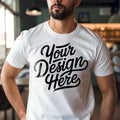Men39s White Bella Canvas 3001 Mockup Indoor Shirt Mockup Men39s Shirt Model Mockup T Shirt Mockup Bella Canvas T Shirt Shirt Mockup Graphic Tee – Soft Feel · Top Pick For Any Outfit