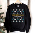 Jacksonville Football Ugly Pattern Christmas Sweatshirt Jacksonville Football Team Vintage Hoodie Football Retro Shirt Christmas Gifts Hoodie – Fan Favorite · Perfect For Daily Wear