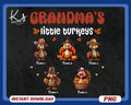 Custom Grandma Thanksgiving Png Thankful For My Little Turkeys Nana Thanksgiving Png Grandma Fall Png Grandmas Mamas Little Turkey Png Graphic Tee – Aesthetic Look · High-Quality Print