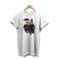 Abstract Collage Mushroom Artsy T shirt Modern Art Clothes Artistic Unusual Gifts Graphic Tee – Everyday Comfort · High-Quality Print