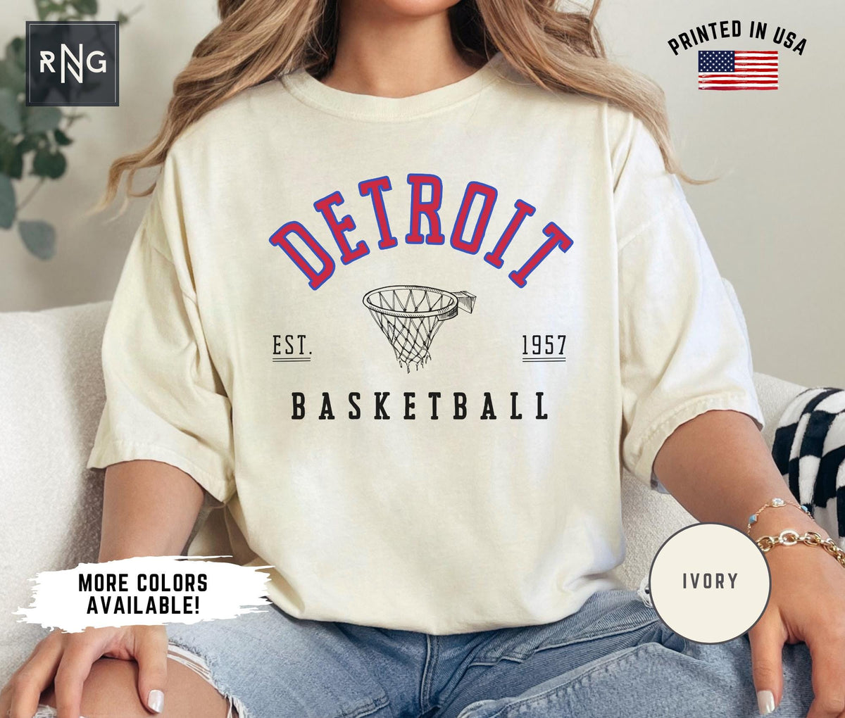 Unisex Detroit Basketball Shirt Retro Piston Basketball Shirt Detroit Basketball Apparel Detroit Sports Apparel Retro Piston Fan Gift Graphic Tee – Easygoing Wear · Great Gift For Fans