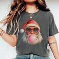 Retro Santa Shirt Shirt Funny Christmas Shirt Womens Santa Shirt Santa Tee Santa Tshirt Santa Bubblegum Santa Gum Graphic Tee – Everyday Comfort · Top Pick For Any Outfit