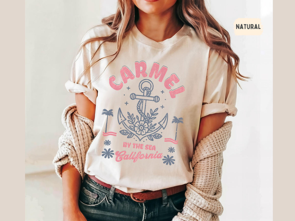 Carmel by the Sea Unisex Tee California Beach TShirt Coastal Vibes Shirt Ocean Lover Gift Vacation Souvenir Top Beach t shirt Beachy tee Graphic Tee – Feel-Good Design · Top Pick For Any Outfit
