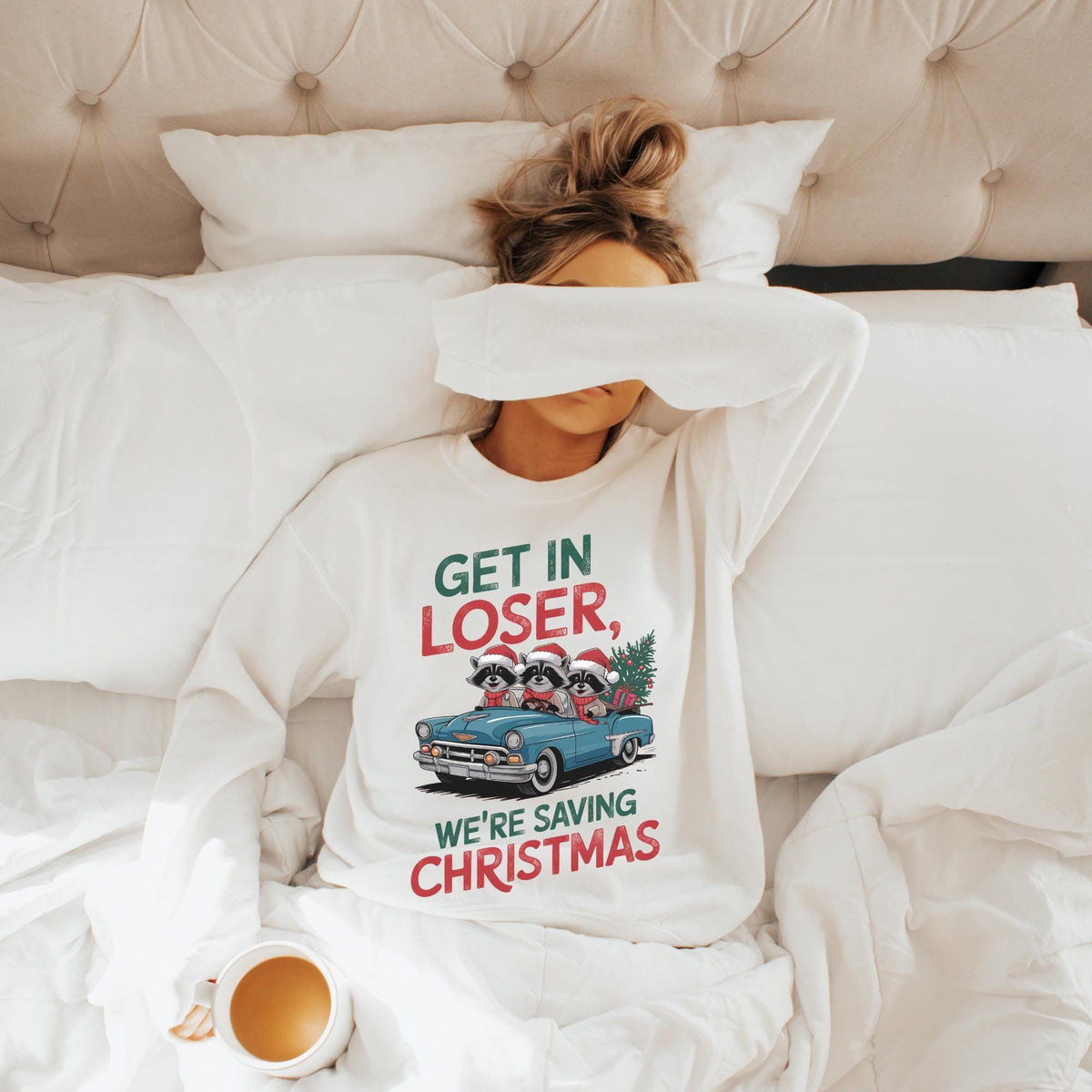 Get In Loser We39re Saving Christmas Funny Christmas Sweatshirt Christmas Party Sweatshirt Christmas Shirt Gift for Her Sweatshirt – Easygoing Wear · Great Gift For Fans