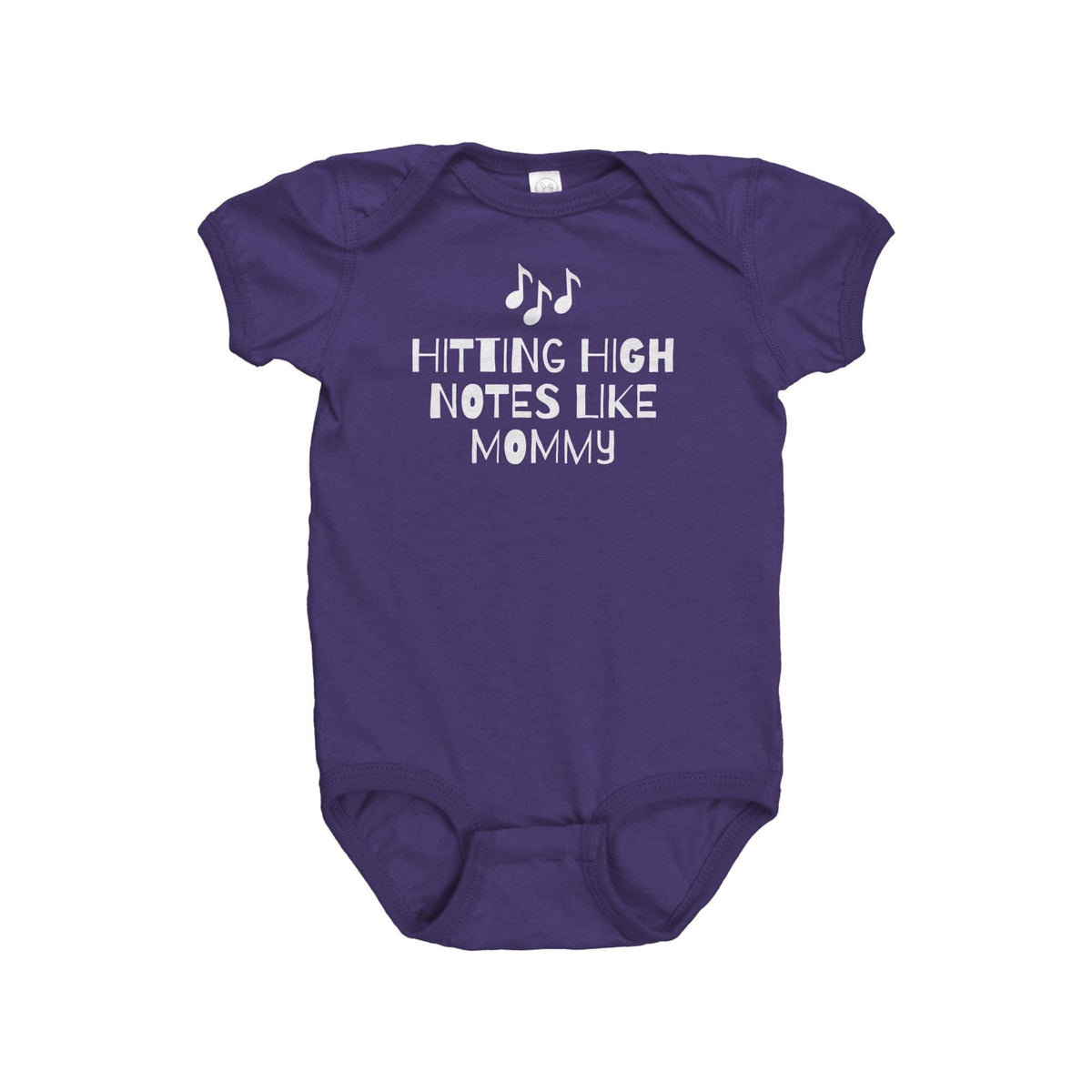 Vocal Coach Baby Bodysuit Vocal Coach Baby Onepiece Music Teacher Baby Gift Voice Coach Hitting High Notes Like Mommy Graphic Tee – Bold Style · High-Quality Print