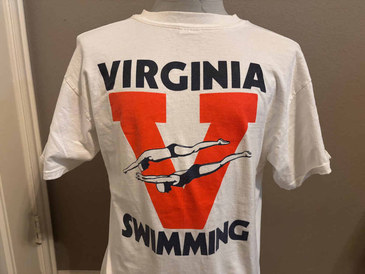 Vintage 9039s Virginia Swimming Virginia University Cavaliers T shirt L Graphic Tee – Fan Favorite · High-Quality Print