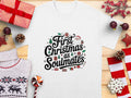 First Christmas as Soulmates TShirt Cute Christmas Tee Couple39s Holiday Shirt Xmas Matching Outfit Festive Graphic Tee Graphic Tee – Bold Style · Trending Graphic Apparel
