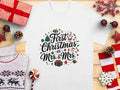 First Christmas as Mrs and Mrs T Shirt Holiday T Shirt Christmas T Shirt Couple Christmas Tee Xmas Shirt Matching Holiday Tee Graphic Tee – Warm & Stylish · High-Quality Print
