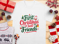 First Christmas as Best Friends TShirt Matching Holiday Tees Cute Christmas Shirt for Friends Christmas Gift Idea Santa Tee Graphic Tee – Feel-Good Design · Top Pick For Any Outfit