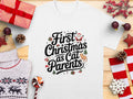 First Christmas as Cat Parents TShirt Funny Cat Themed Christmas Gift Idea Cute Christmas Cat Shirt for New Cat Parents Graphic Tee – Premium Graphic · Perfect For Daily Wear