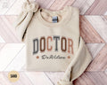 Personalized Doctor Sweatshirt Floral DR Sweater PHD Graduation Gift Custom Medical Student Shirt Women In Medicine Crewneck Sweatshirt – Feel-Good Design · Top Pick For Any Outfit