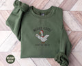 Silly Goose Embroidered Christmas Sweatshirt Espresso Martini Holiday Sweater Funny Goose Lover Gift Xmas Cocktail Crewneck Santa Shirt Sweatshirt – Easygoing Wear · Top Pick For Any Outfit