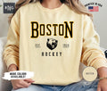 Boston Hockey Shirt Bruin Hockey Sweatshirt Boston Hockey Crewneck Boston Sports Fan Apparel Bruin Hockey Fan Gift Idea Hockey Mom Sweatshirt – Fan Favorite · Perfect For Daily Wear