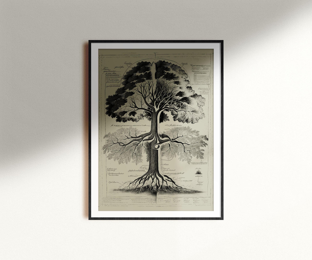 Tree Botanical Wall Art Tree Identification Poster Botanist Gift Botanical Aesthetic Wall Decor Nature Lover Print Gift Graphic Tee – Feel-Good Design · Trending Graphic Apparel