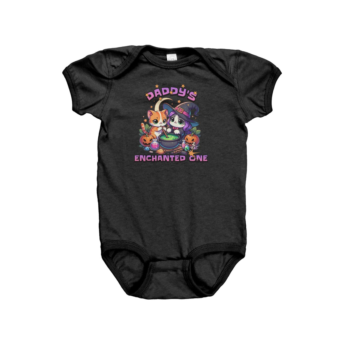 Paganism Baby Bodysuit Wiccan Baby Onepiece Pagan Gift Wiccan Baby Daddys Enchanted One Graphic Tee – Bold Style · Must-Have Style