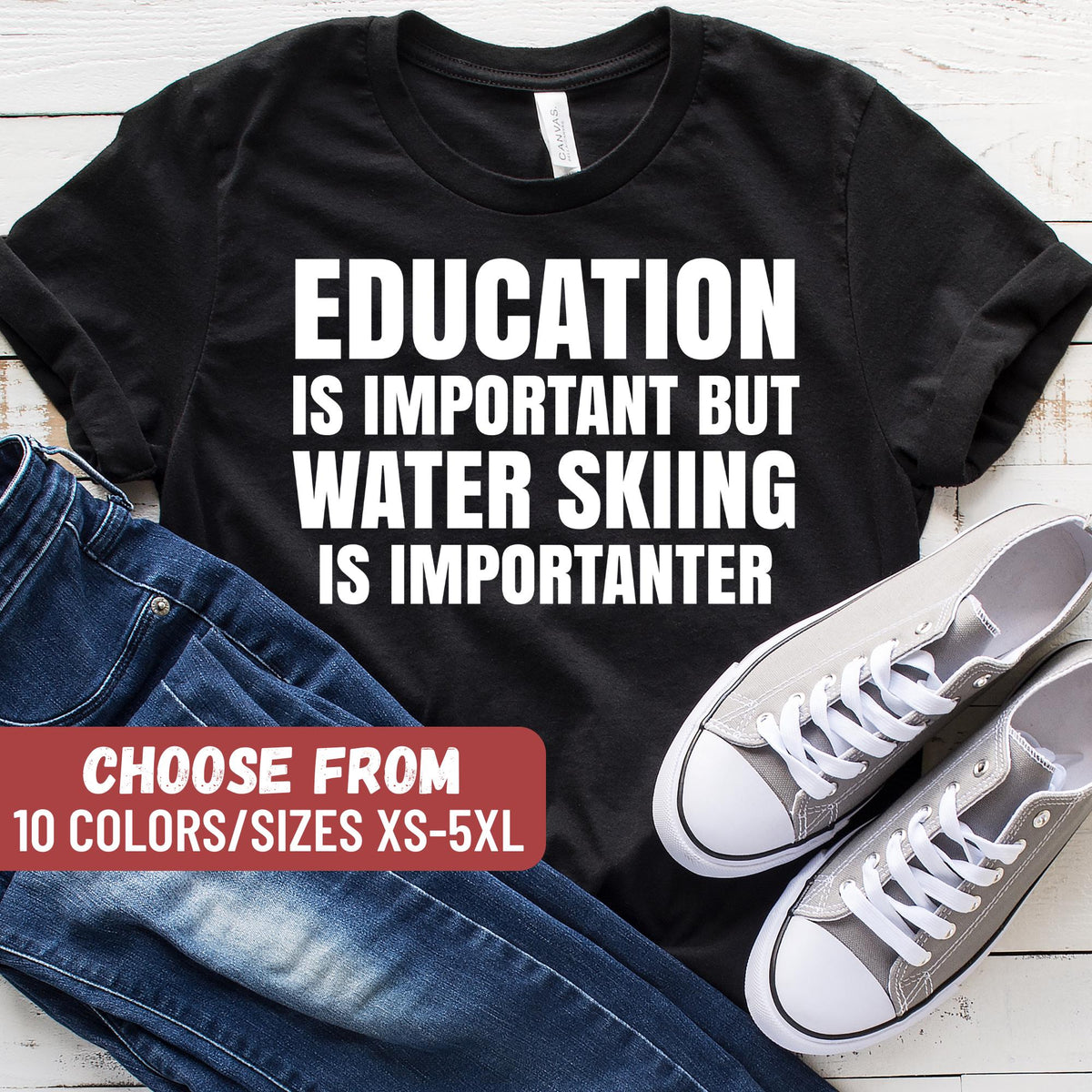 Water Ski Shirt Funny Water Skiing Water Ski Lover Shirt Water Skier Present Water Ski Coach TShirt Waterski Tee Water Ski Birthday Graphic Tee – Bold Style · Trending Graphic Apparel