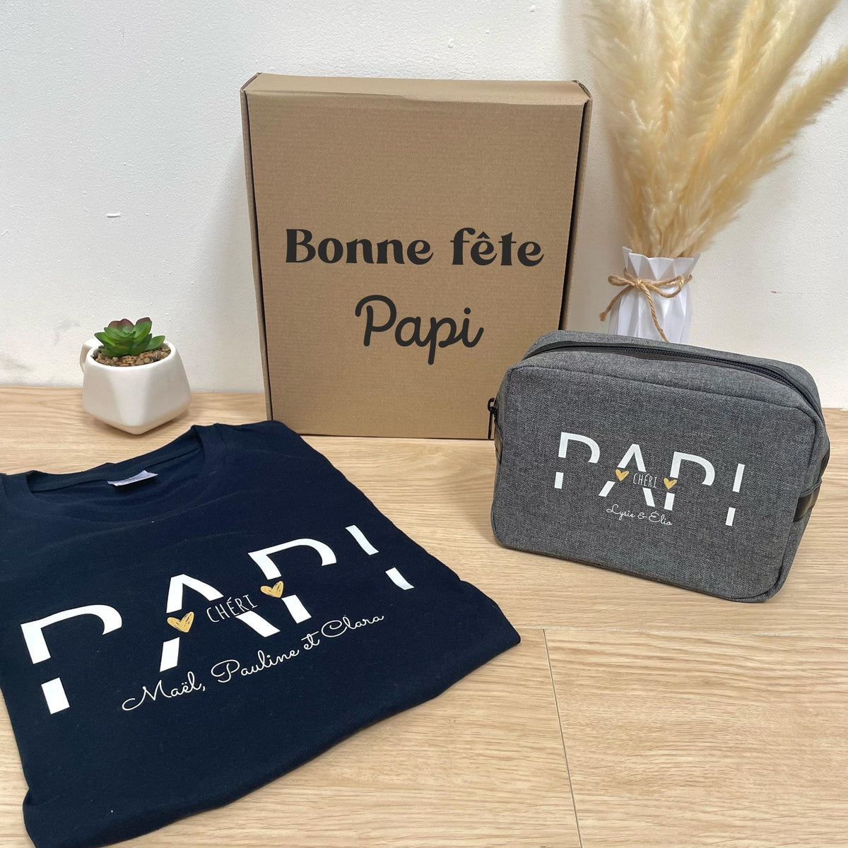 Box cadeau grand pre t shirt trousse quotPapi chriquot ide cadeau papi anniversaire papy nol grand pre Graphic Tee – Soft Feel · Must-Have Style