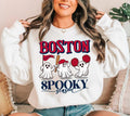 Boston Baseball Spooky Season Cute Ghost Vintage Sweatshirt Boston Baseball Red Team Retro 90s Hoodie Baseball Mom Shirt Gift For Mom Hoodie – Bold Style · Top Pick For Any Outfit