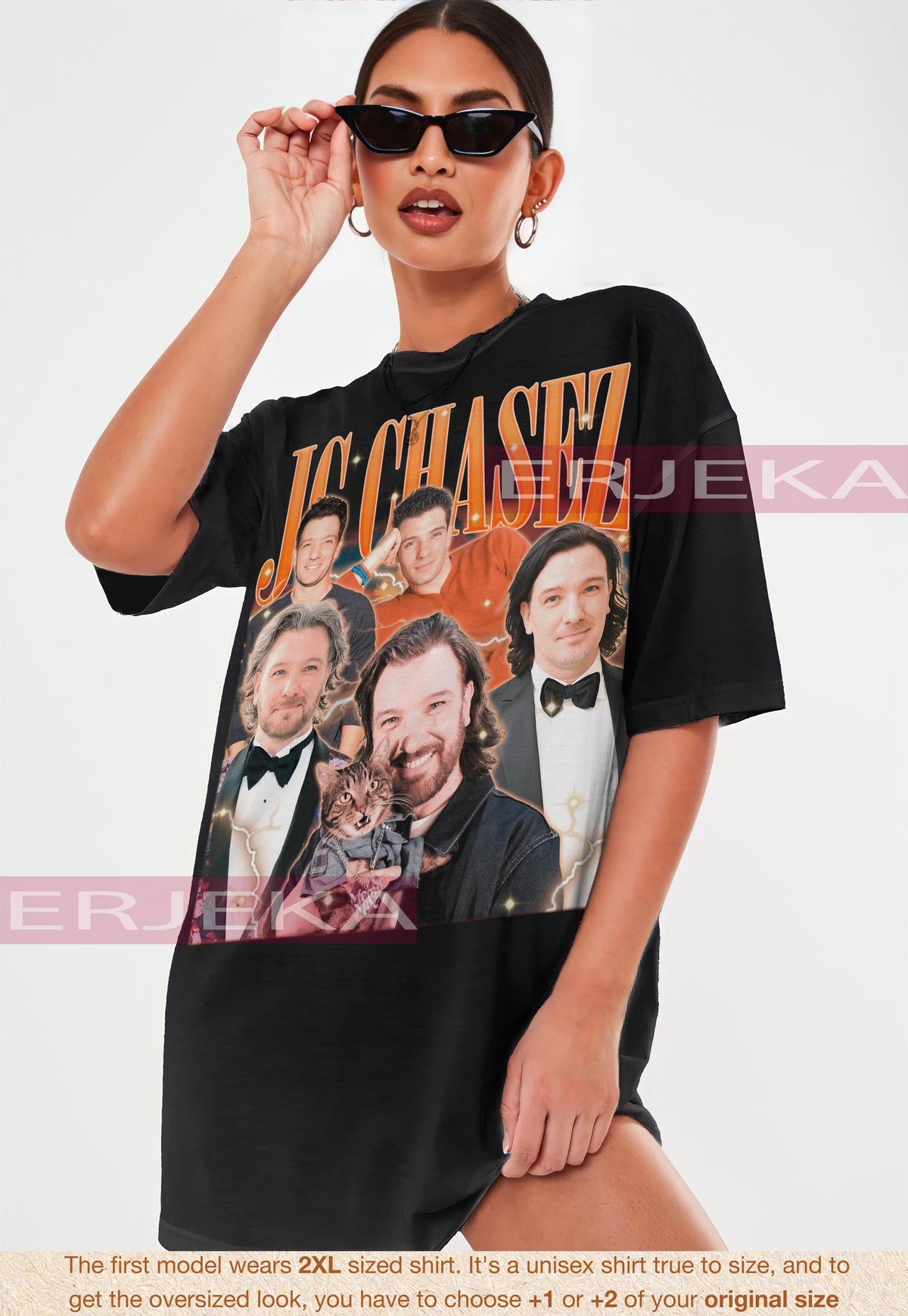 JC CHASEZ Vintage Shirt JC Chasez Homage Tshirt Jc Chasez Fan Tees Jc Chasez Retro 90s Sweater Jc Chasez Merch Gift Clothing Graphic Tee – Everyday Comfort · Great Gift For Fans