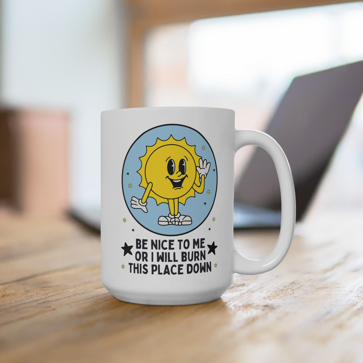 Sarcastic Earth Day Coffee Mug Science Professor Who Loves Nature Cute Environmental 15 Oz Mug with Sun Funny Saying Climate Change Mug Graphic Tee – Bold Style · Must-Have Style