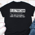 Electrician T Shirt Funny Electrician Definition Occupation Profession Occupation Tee Shirt Electrical Worker Contractor Gift Electricians Graphic Tee – Warm & Stylish · Trending Graphic Apparel