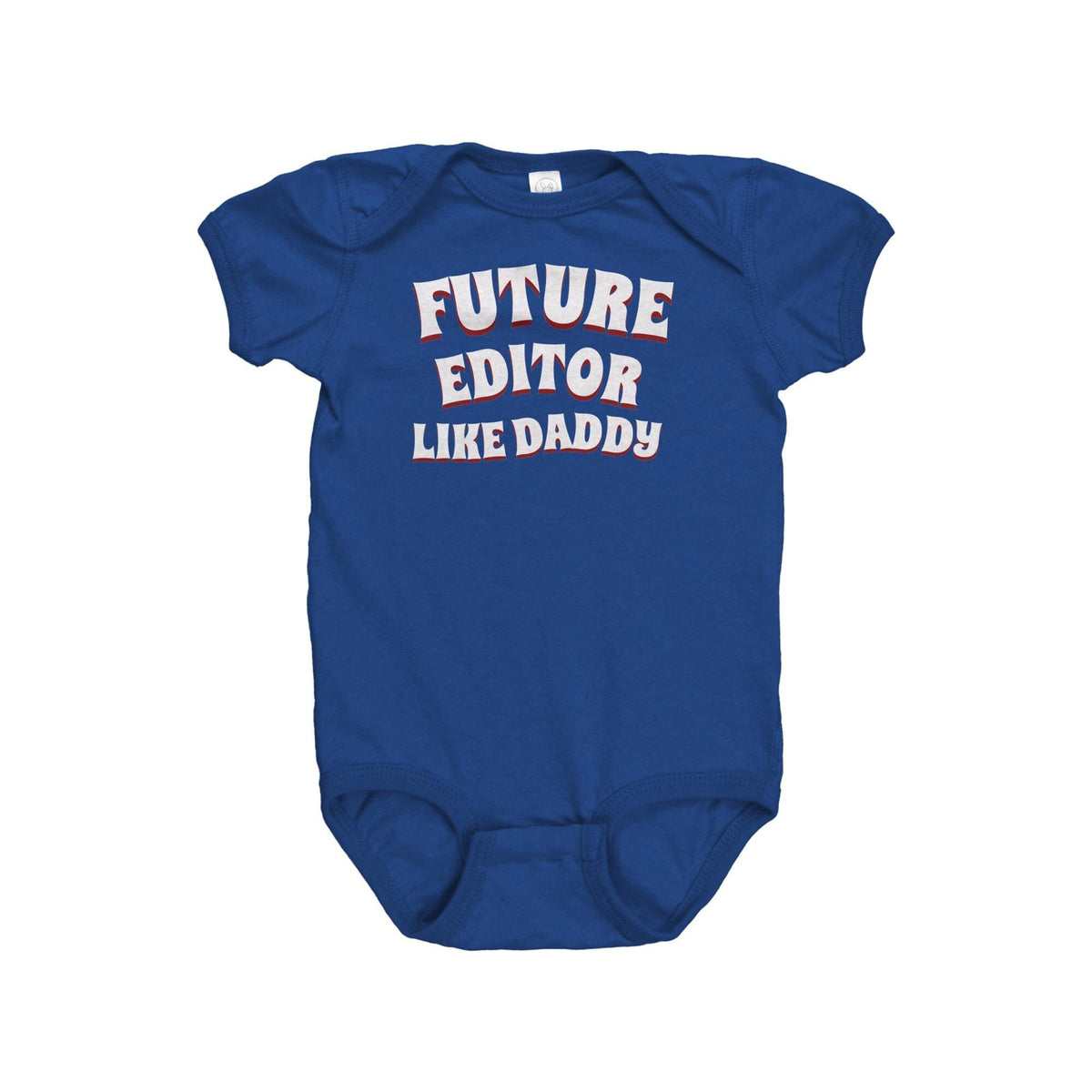 Editor Baby Bodysuit Editor Baby Onepiece Film Editor Baby Gift Future Editor Like Daddy Graphic Tee – Soft Feel · High-Quality Print