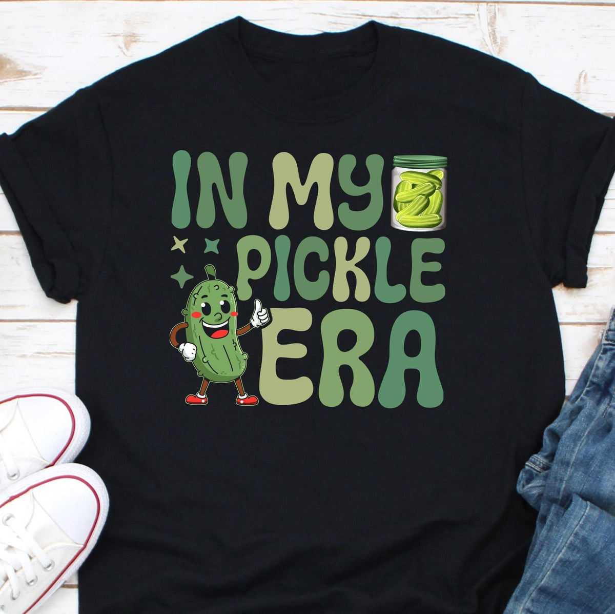 In My Pickle Era Shirt Pickle Graphic Tee Pickle Maker Gift Gift for Pickle Lover Canned Pickle Shirt Cucumber Lover Pickle Lover Gift Graphic Tee – Fan Favorite · Perfect For Daily Wear