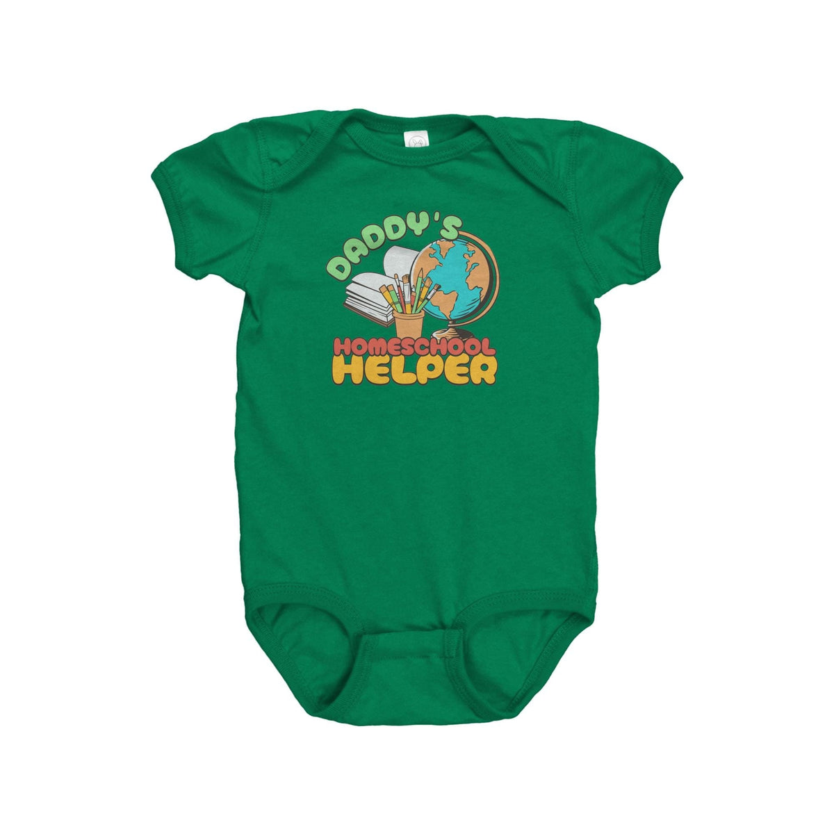Homeschool Baby Bodysuit Homeschooler Baby Onepiece Homeschooling Baby Gift Home School Baby Daddys Homeschool Helper Graphic Tee – Aesthetic Look · Top Pick For Any Outfit