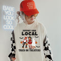 Support Your Local Trick or Treaters Spooky Season Shirt Funny Spooky Tshirt Spooky Season Tee Graphic Tee – Cozy Vibes · Great Gift For Fans