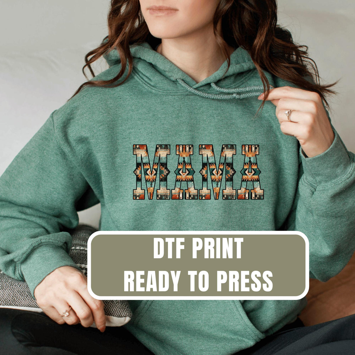 Western Style DTF Print Western Mama Direct to Film Heat Transfer Graphic Tee – Warm & Stylish · Trending Graphic Apparel