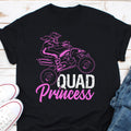 Quad Princess Shirt Cute Girl ATV T Shirt 4 Wheeler Rider Shirt Quad Princess Gift ATV Rider Shirt ATV Riders Gift Quadbike Shirt Gift Graphic Tee – Aesthetic Look · Great Gift For Fans