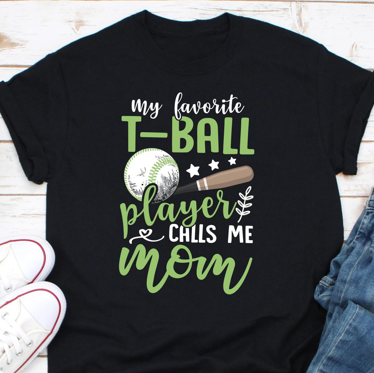 My Favorite T Ball Player Calls Me Mom Shirt Cute Baseball Mom T Shirt Mother39s Day Gift Sports Mom Tee Funny Mom Shirt T Ball Players Graphic Tee – Everyday Comfort · Great Gift For Fans